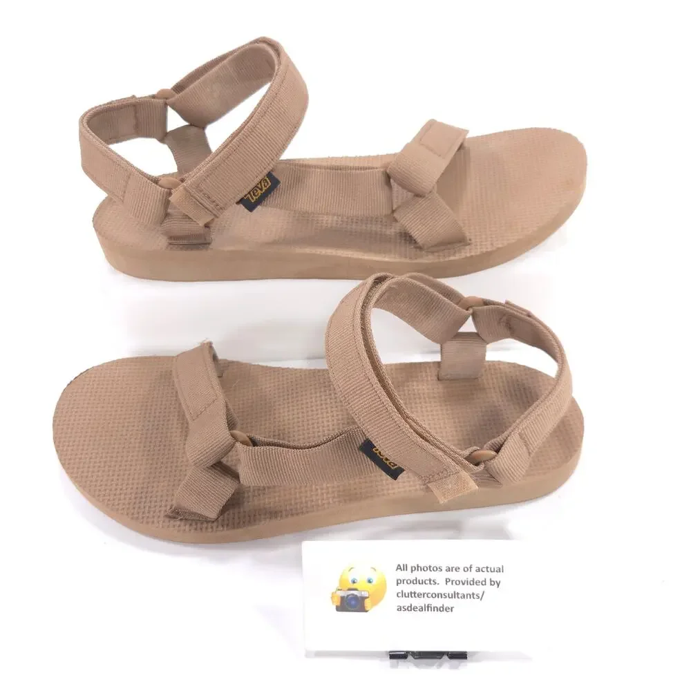 Teva Hurricane Adjustable Outdoor Sport Sandal Womens Size 10 1003987 Tan
